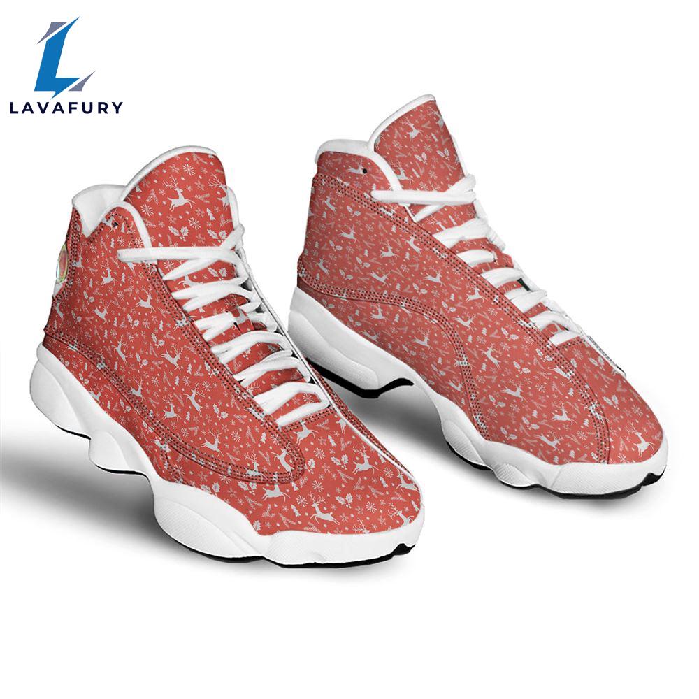 Deer Christmas Print Pattern Jd13 Shoes For Men Women Gift Xmas Deer Christmas Print Pattern Jd13 Shoes For Men Women Gift Xmas