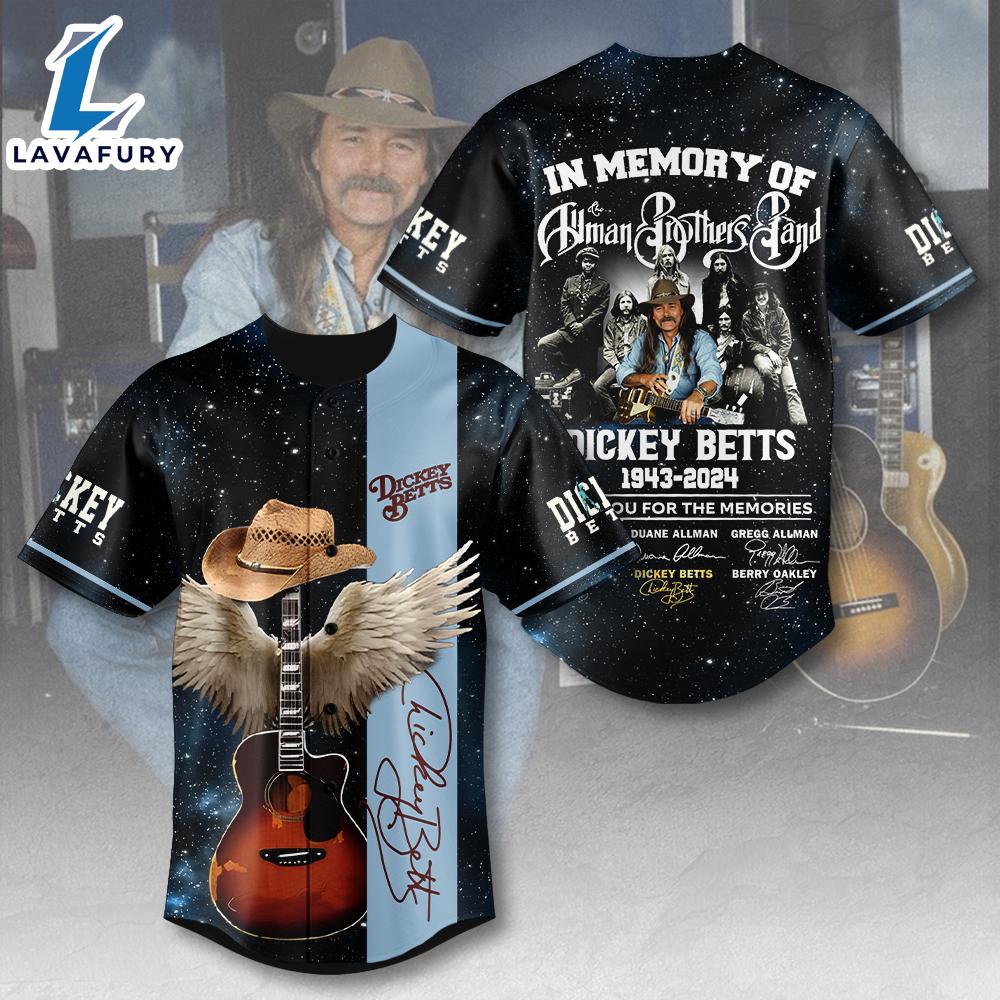 Dickey Betts Baseball Jersey Dickey Betts Baseball Jersey