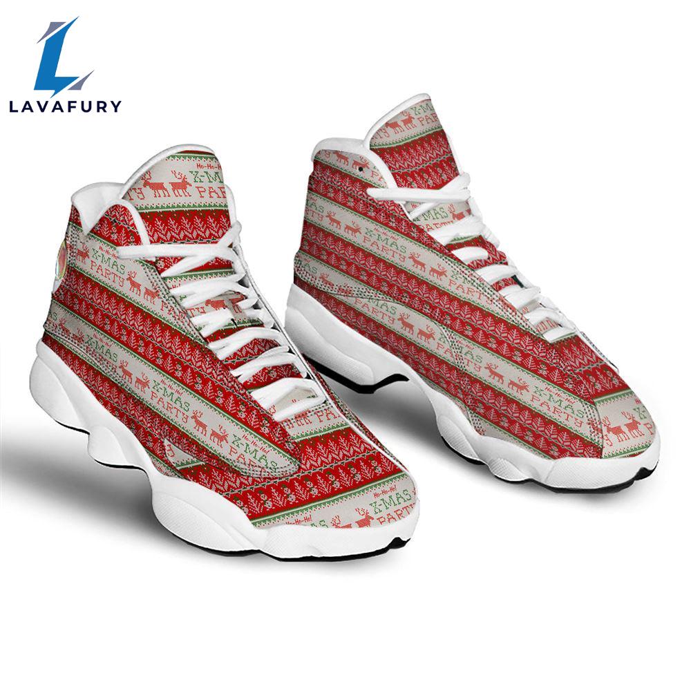 Festive Christmas Knitted Print Pattern Jd13 Shoes For Men Women Gift Xmas Festive Christmas Knitted Print Pattern Jd13 Shoes For Men Women Gift Xmas