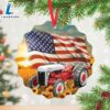 Ford 8N Tractor American Flag Aluminium Ornament For Fans 3 Ford 8N Tractor American Flag Aluminium Ornament
