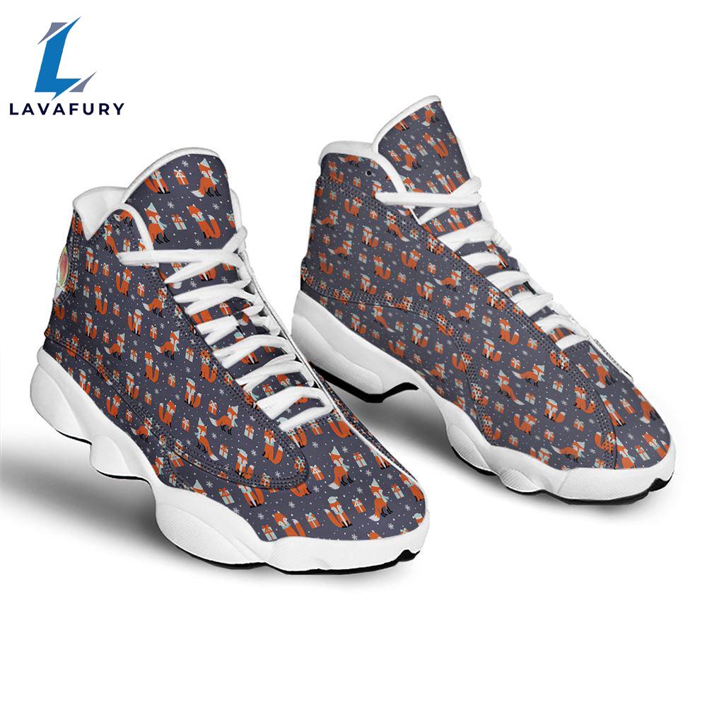 Fox Christmas Print Pattern Jd13 Shoes For Men Women Gift Xmas Fox Christmas Print Pattern Jd13 Shoes For Men Women Gift Xmas