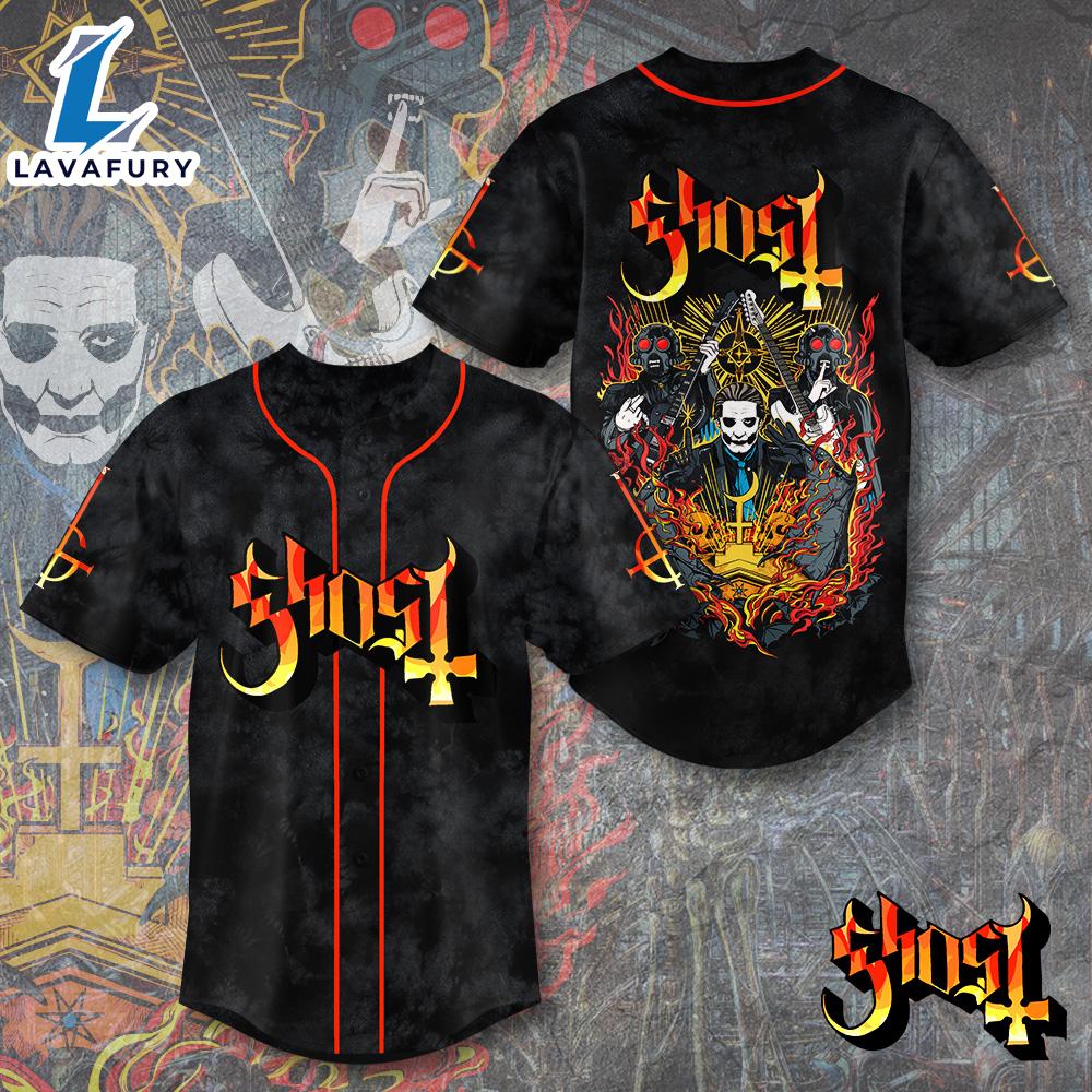 Ghost Band Baseball Jersey Ghost Band Baseball Jersey