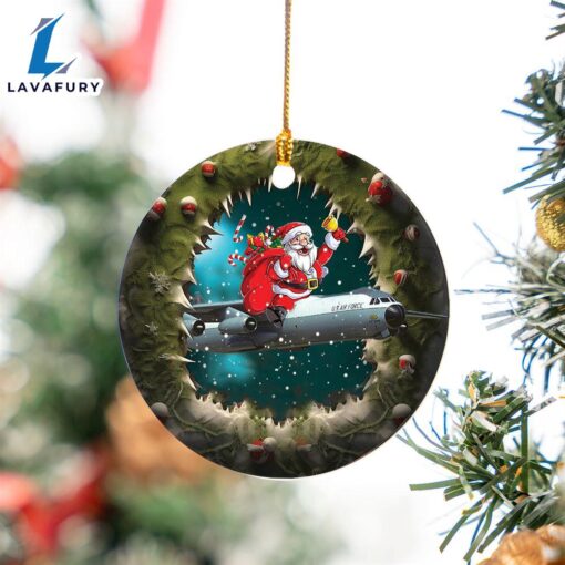 Hanoi Taxi is a Lockheed C-141 Starlifter Christmas Ceramic Ornament For Fans