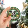 Happy St Patrick's Day Cow Ceramic Ornament For Fans 2 Happy St Patrick's Day Cow Ceramic Ornament