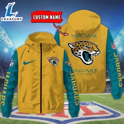 Jacksonville Jaguars Custom Name Outdoor Jacket For Fans