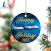JetBlue Airbus A321 Merry Christmas 2023 Ceramic Ornament