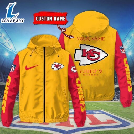 Kansas City Chiefs Custom Name Outdoor Jacket For Fans