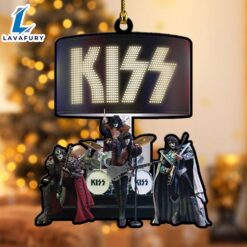 Kiss Band Acrylic Ornament, Christmas…