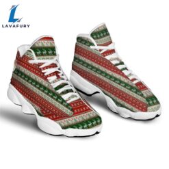 Knitted Merry Christmas Print Pattern…