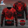 Las Vegas Raiders x Stranger Things Ugly Sweater Gift Xmas 3 Las Vegas Raiders x Stranger Things Ugly Sweater