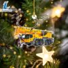 Liebherr Telescopic Mobile Cranes Crane Operator Christmas Ornament