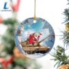 M1 Abrams Tank Christmas Ceramic Ornament
