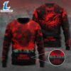 Miami Dolphins x Stranger Things Ugly Sweater Gift Xmas 2 Miami Dolphins x Stranger Things Ugly Sweater