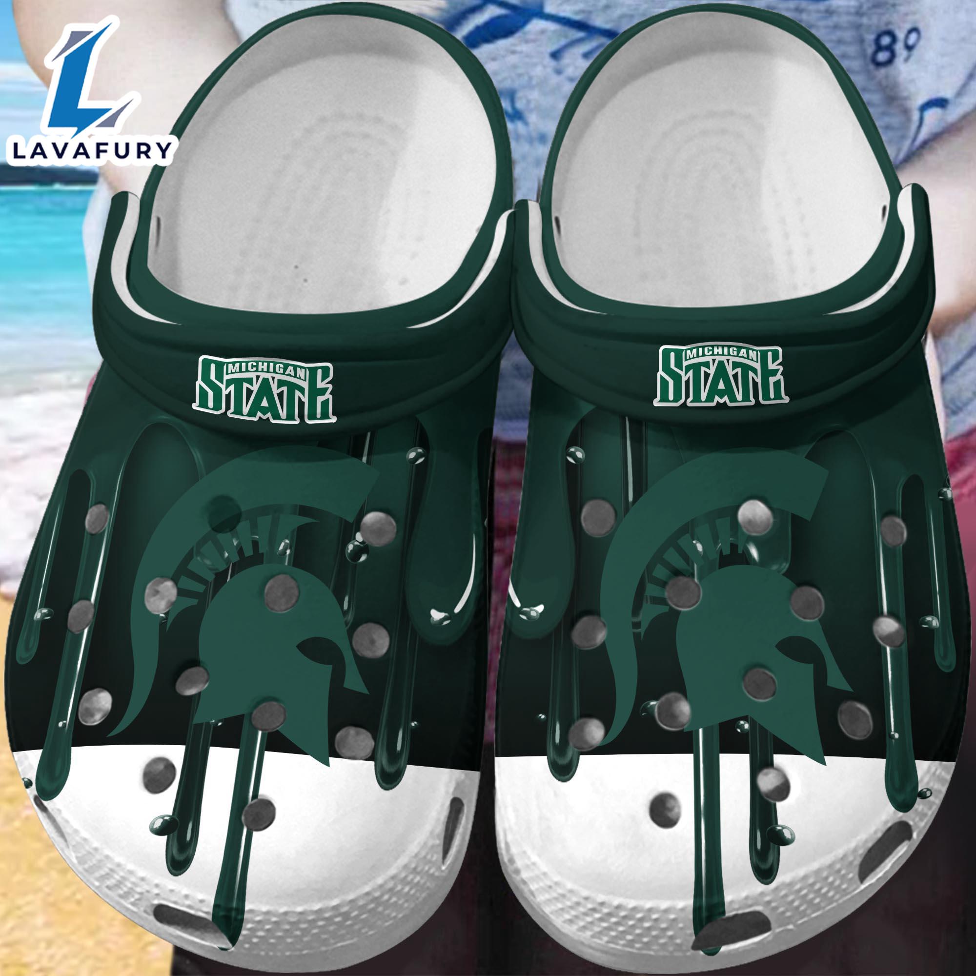 Michigan State Spartans Crocs New For This Season Trending  Gift Xmas Michigan State Spartans Crocs New For This Season Trending  Gift Xmas