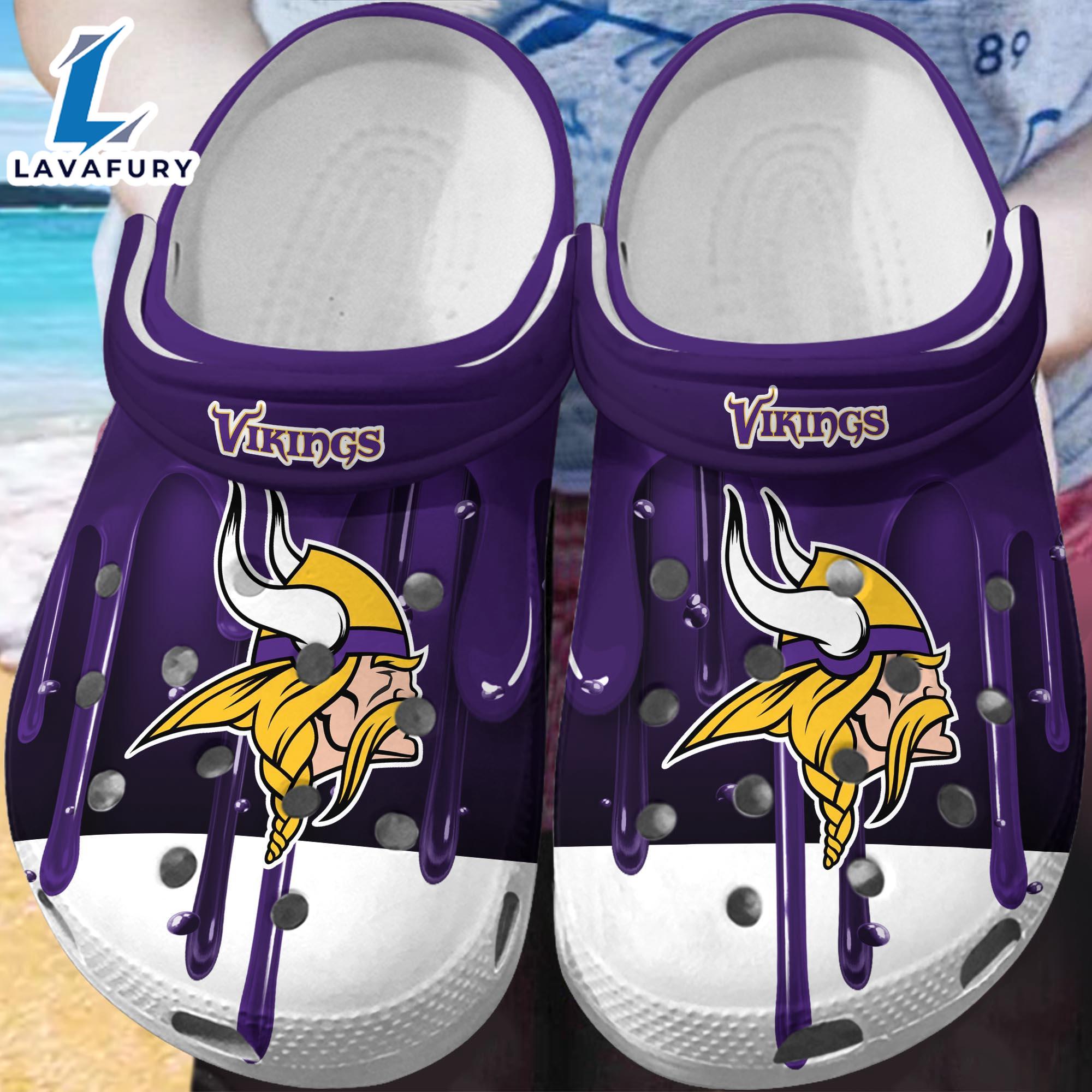 Minnesota Vikings Crocs New For This Season Trending  Gift Xmas Minnesota Vikings Crocs New For This Season Trending  Gift Xmas