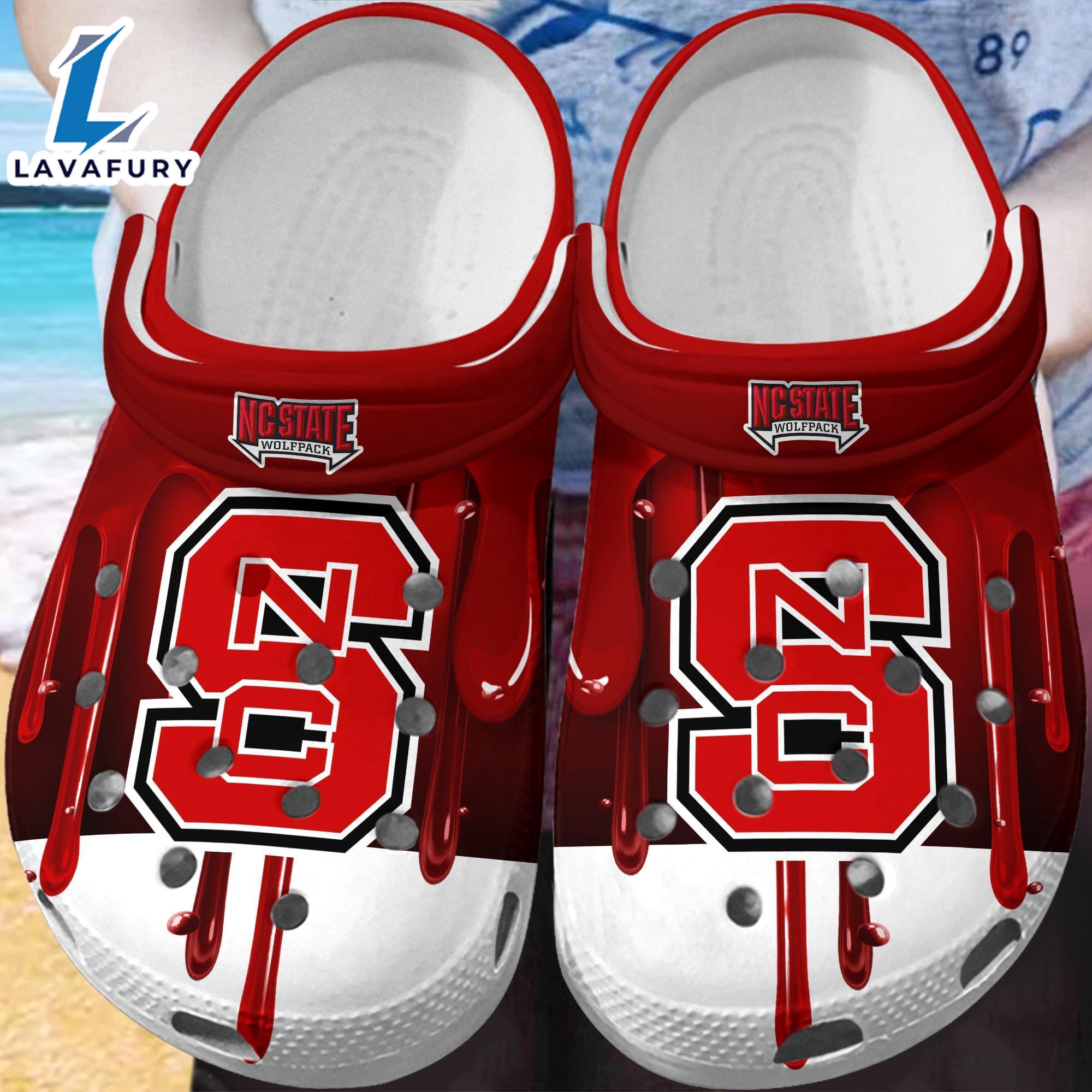 NC State Wolfpack Crocs New For This Season Trending  Gift Xmas NC State Wolfpack Crocs New For This Season Trending  Gift Xmas