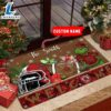 NCAA Cornell Big Red Grinch Christmas Welcome Football Doormat - Custom Name Gift Xmas 3 NCAA Cornell Big Red Grinch Christmas Welcome Football Doormat - Custom Name