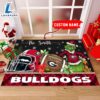 NCAA Georgia Bulldogs Grinch And Max Christmas Welcome Football Doormat - Custom Name Gift Xmas 3 NCAA Georgia Bulldogs Grinch And Max Christmas Welcome Football Doormat - Custom Name