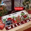 NCAA Indiana Hoosiers Grinch Christmas Welcome Football Doormat - Custom Name Gift Xmas 3 NCAA Indiana Hoosiers Grinch Christmas Welcome Football Doormat - Custom Name