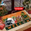 NCAA Miami Hurricanes Grinch Christmas Welcome Football Doormat - Custom Name Gift Xmas 3 NCAA Miami Hurricanes Grinch Christmas Welcome Football Doormat - Custom Name