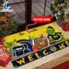 NCAA Michigan Wolverines Grinch Christmas Welcome Football Doormat - Custom Name Gift Xmas 3 NCAA Michigan Wolverines Grinch Christmas Welcome Football Doormat - Custom Name