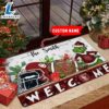NCAA Oklahoma Sooners Grinch Christmas Welcome Football Doormat - Custom Name Gift Xmas 3 NCAA Oklahoma Sooners Grinch Christmas Welcome Football Doormat - Custom Name