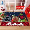 NCAA Ole Miss Rebels Grinch And Max Christmas Welcome Football Doormat - Custom Name Gift Xmas 3 NCAA Ole Miss Rebels Grinch And Max Christmas Welcome Football Doormat - Custom Name