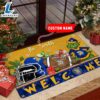 NCAA San Jose State Spartans Grinch Christmas Welcome Football Doormat - Custom Name Gift Xmas 2 NCAA San Jose State Spartans Grinch Christmas Welcome Football Doormat - Custom Name
