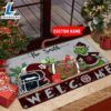 NCAA Texas A&M Aggies Grinch Christmas Welcome Football Doormat - Custom Name Gift Xmas 3 NCAA Texas A&M Aggies Grinch Christmas Welcome Football Doormat - Custom Name