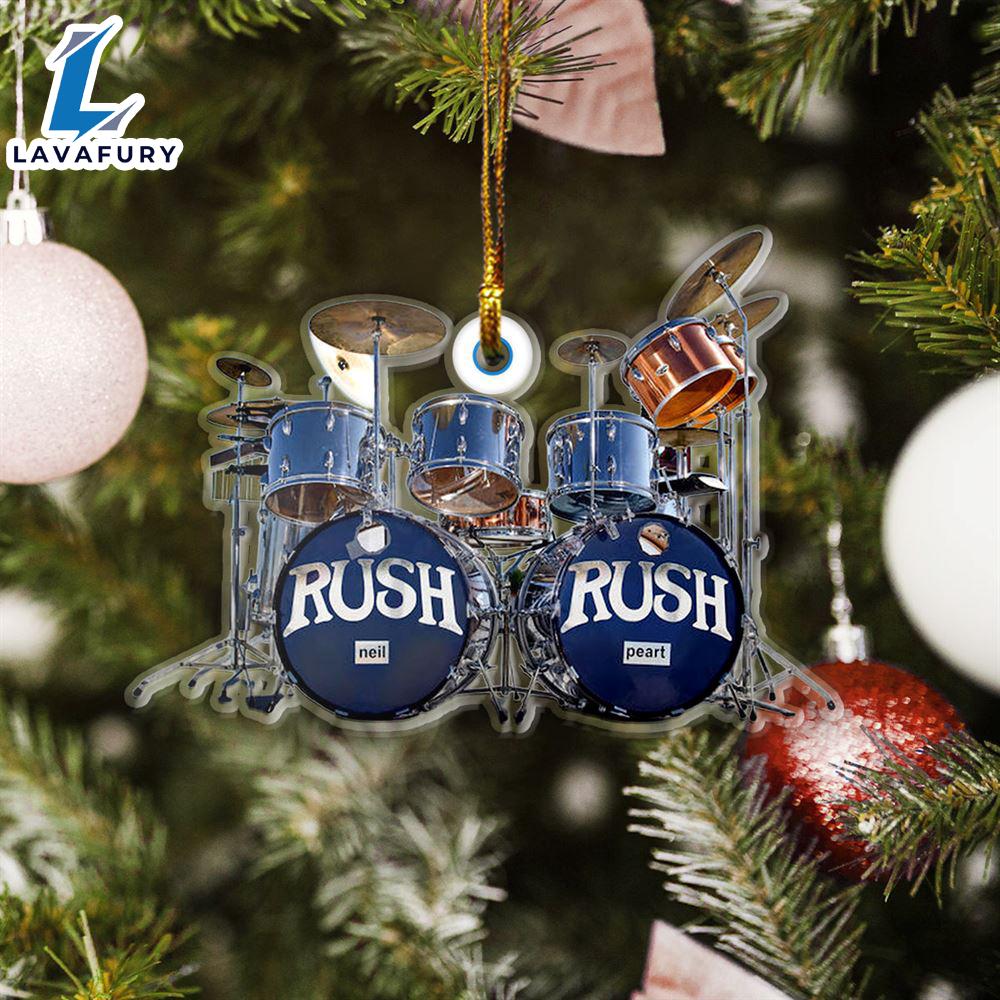 Neil Pearts Original RUSH Drum Set Ornament For Fans Neil Pearts Original RUSH Drum Set Ornament For Fans