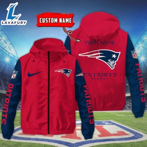 New England Patriots Custom Name Outdoor Jacket For Fans