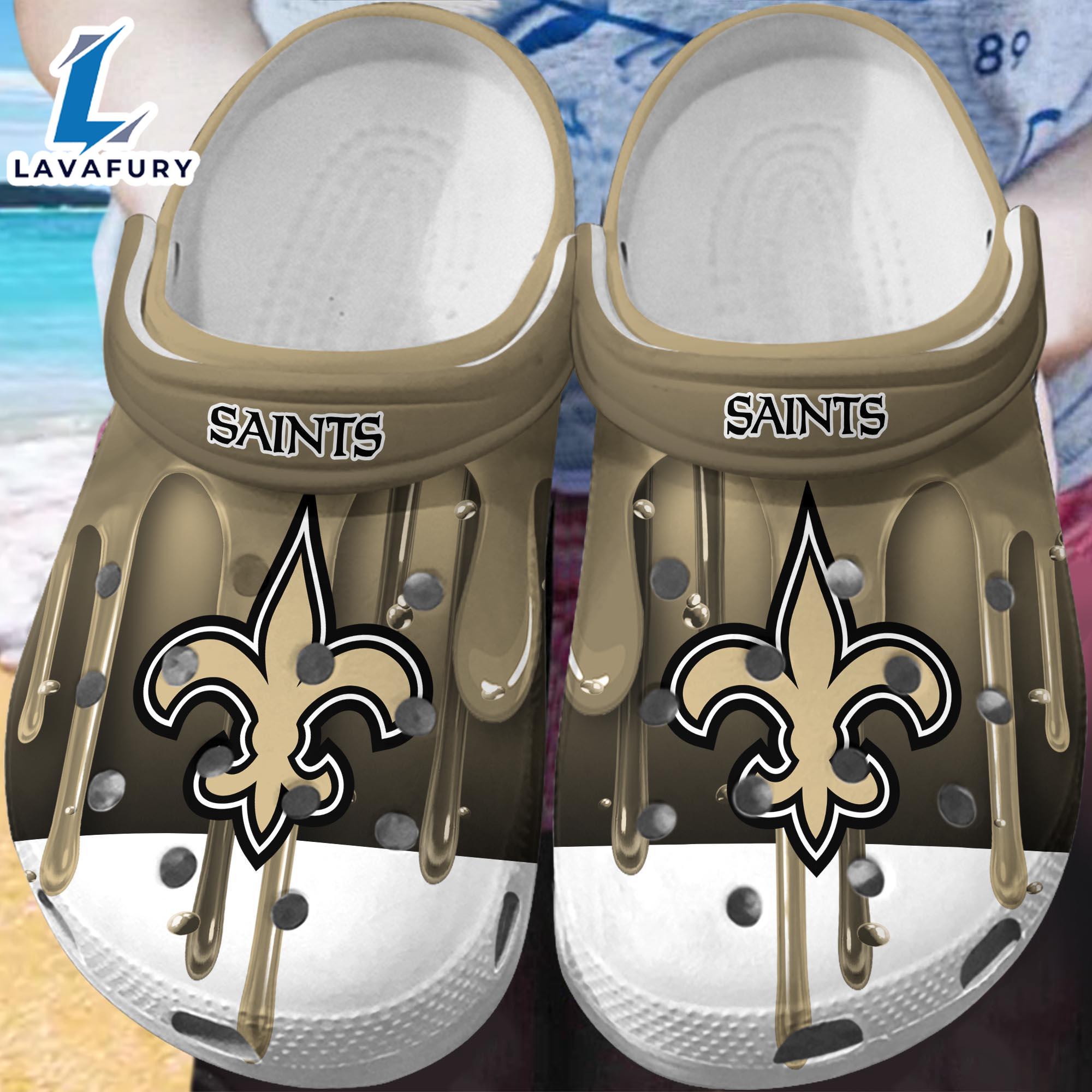 New Orleans Saints Crocs New For This Season Trending  Gift Xmas New Orleans Saints Crocs New For This Season Trending  Gift Xmas
