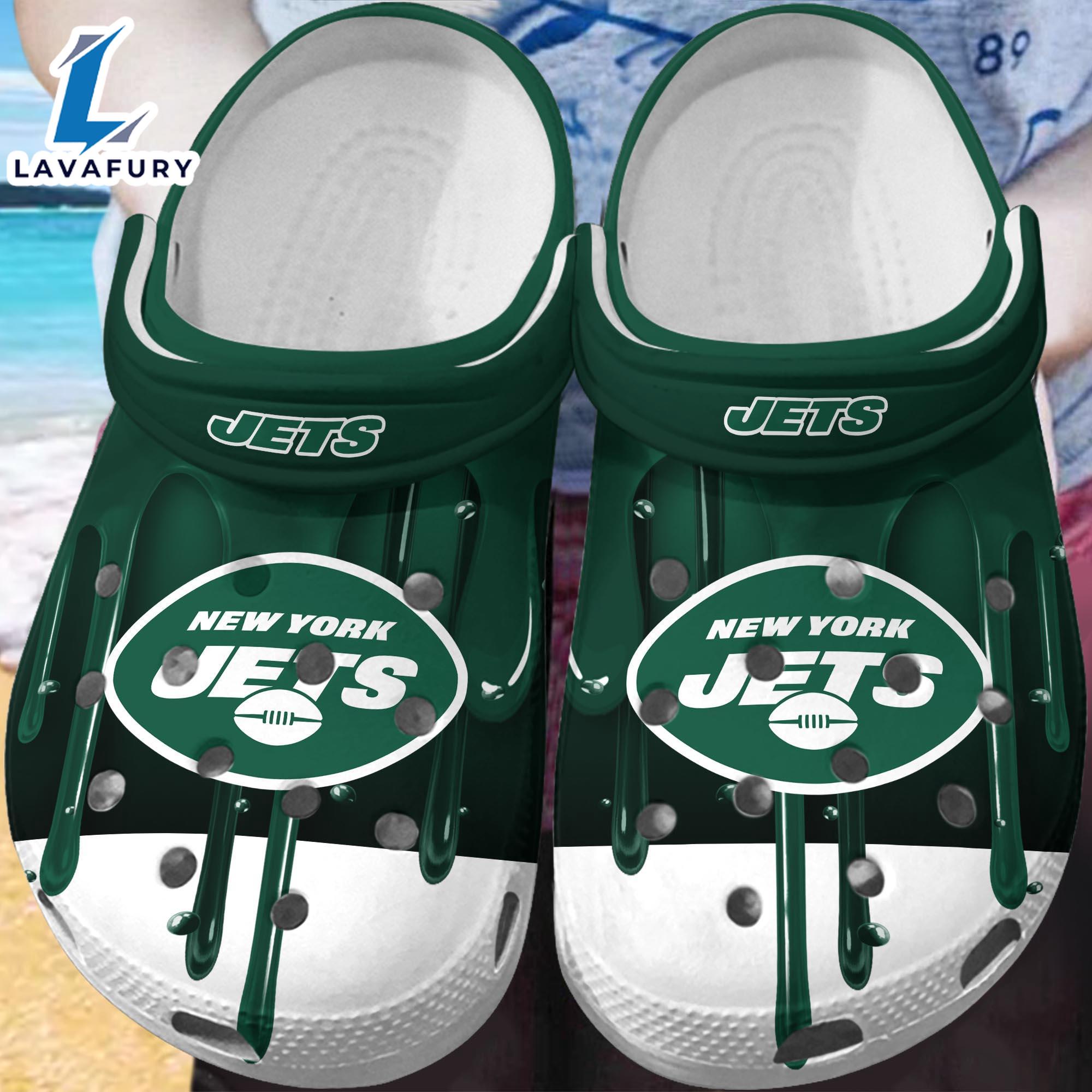New York Jets Crocs New For This Season Trending  Gift Xmas New York Jets Crocs New For This Season Trending  Gift Xmas
