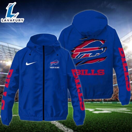 NFL Buffalo Bills Custom Name Windbreaker Jacket For Fans For Fans