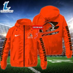 NFL Cleveland Browns Football Windbreaker…