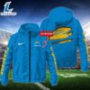 NFL Los Angeles Chargers Football Windbreaker Outdoor Jacket - Custom Name For Fans 2 NFL Los Angeles Chargers Football Windbreaker Outdoor Jacket - Custom Name