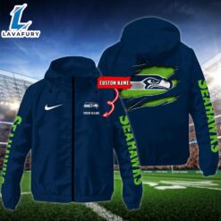 NFL Seattle seahawks Football Windbreaker…