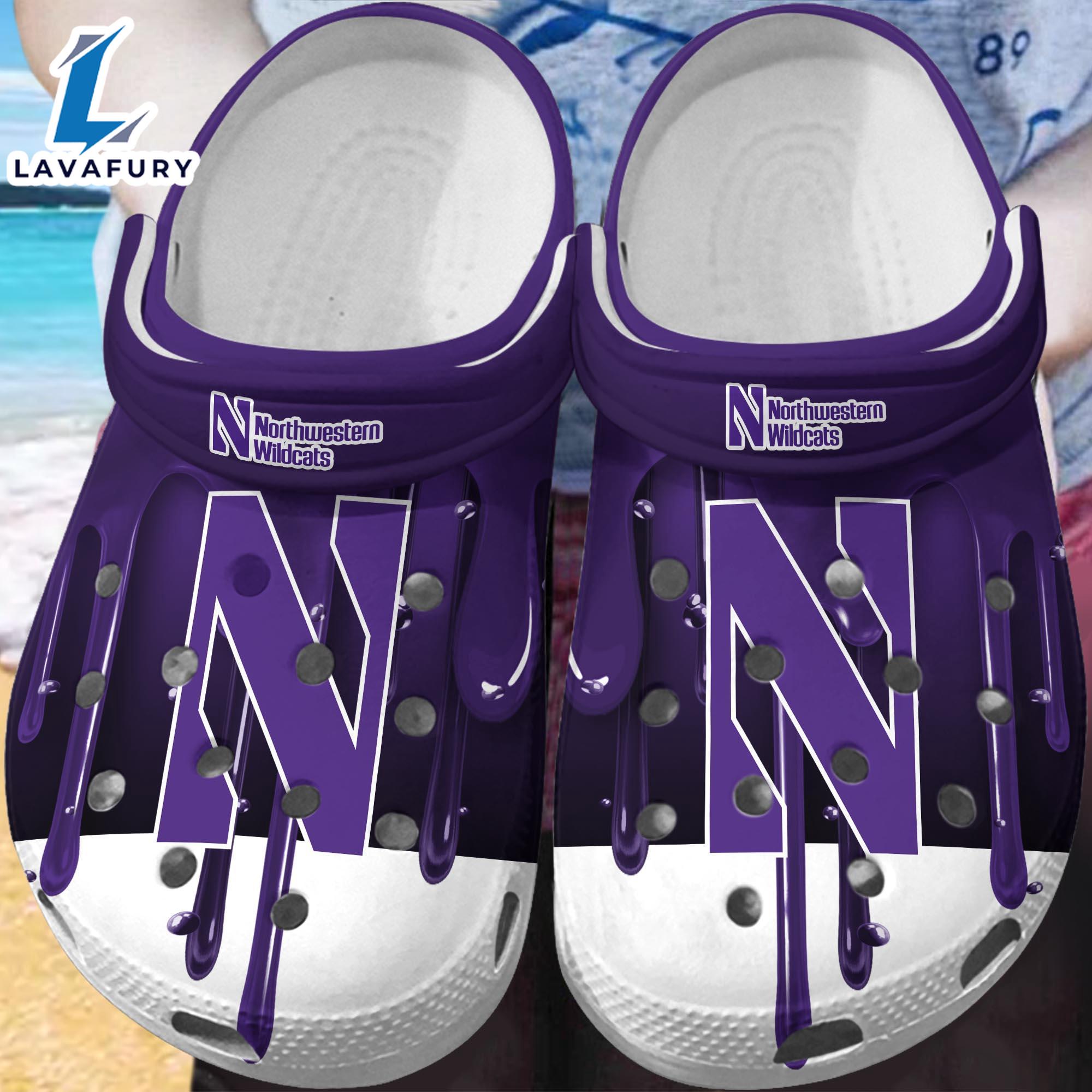 Northwestern Wildcats Crocs New For This Season Trending  Gift Xmas Northwestern Wildcats Crocs New For This Season Trending  Gift Xmas