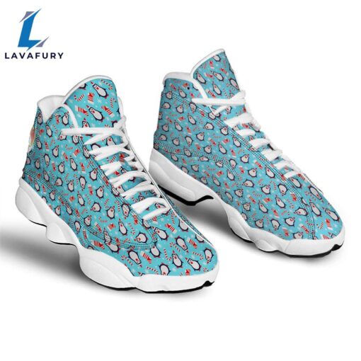 Penguin Christmas Santa Print Pattern Jd13 Shoes For Men Women  Gift Xmas
