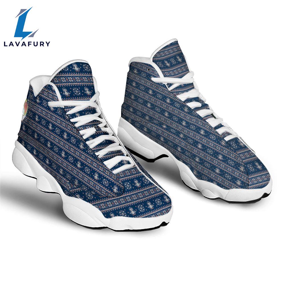 Penguin Knitted Christmas Print Jd13 Shoes For Men Women Gift Xmas Penguin Knitted Christmas Print Jd13 Shoes For Men Women Gift Xmas