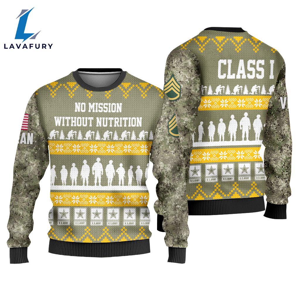 Personalized US Army Veteran Christmas Knitted Sweater With Your Military Rank V2  Veteran Christmas Sweater Personalized US Army Veteran Christmas Knitted Sweater With Your Military Rank V2  Veteran Christmas Sweater