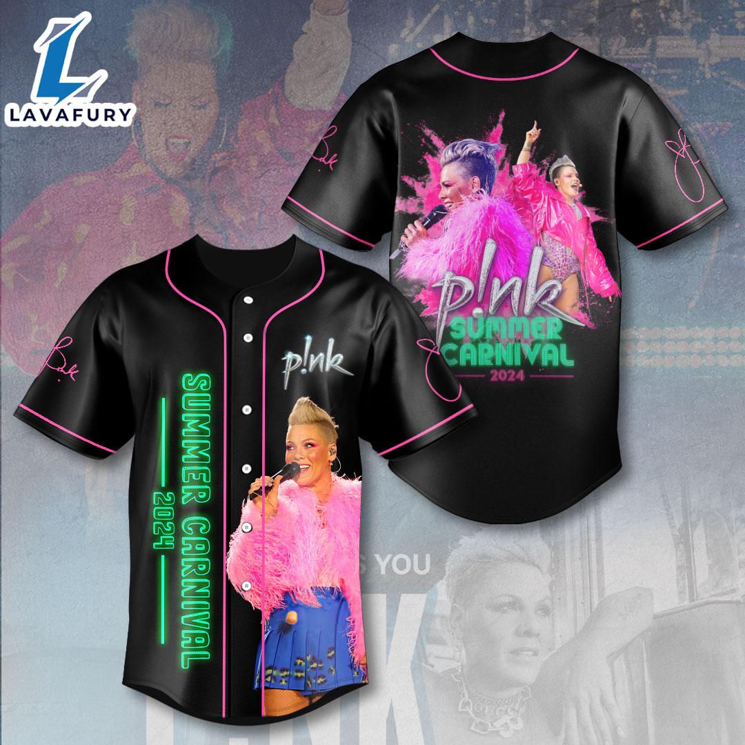 P!nk Baseball Jersey Gift For Fans P!nk Baseball Jersey Gift For Fans