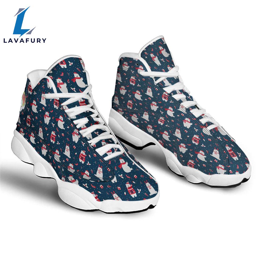 Polar Bear Christmas Print Pattern Jd13 Shoes For Men Women Gift Xmas Polar Bear Christmas Print Pattern Jd13 Shoes For Men Women Gift Xmas