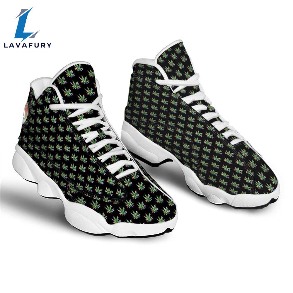 Pot Leaf Christmas Print Pattern Jd13 Shoes For Men Women Gift Xmas Pot Leaf Christmas Print Pattern Jd13 Shoes For Men Women Gift Xmas