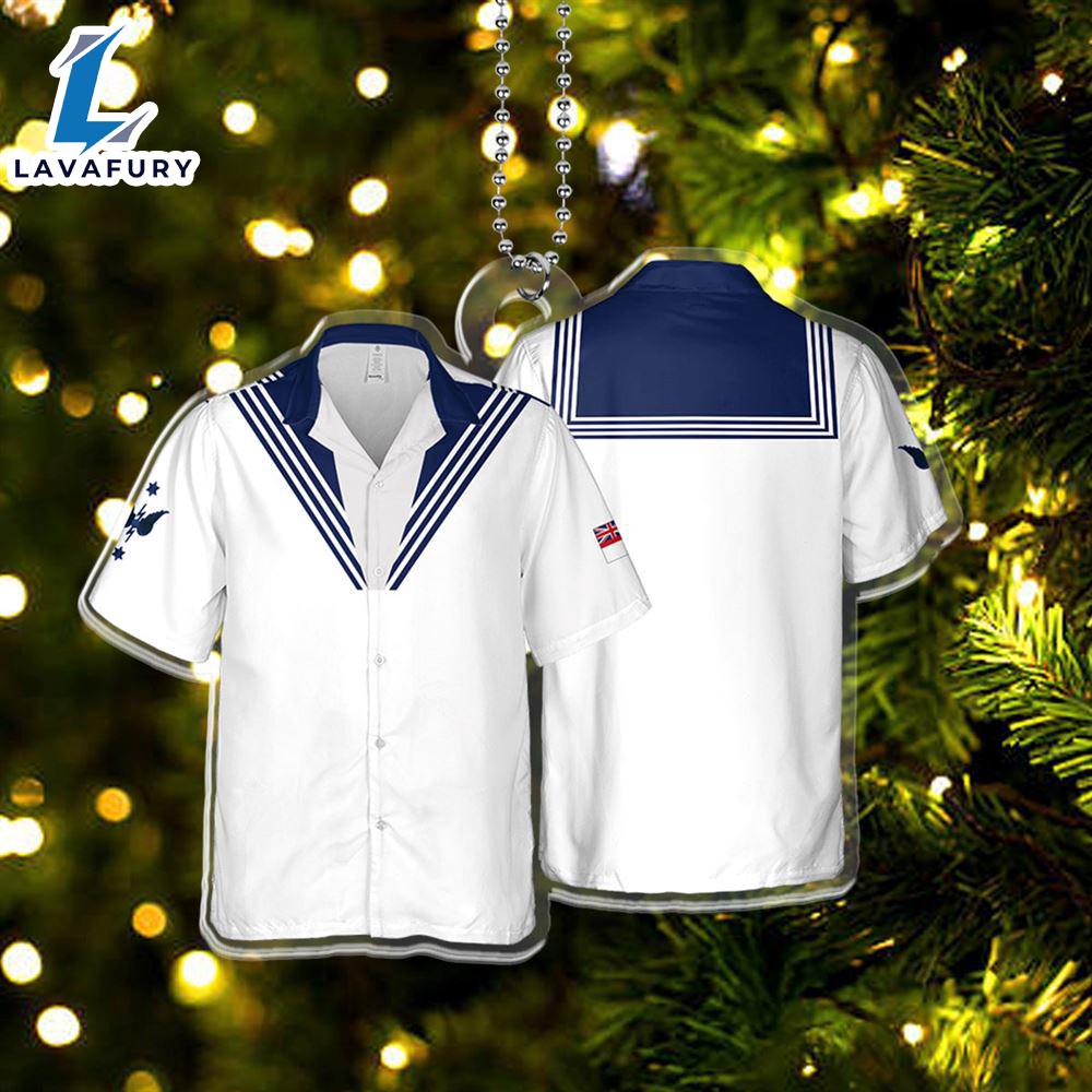Royal Navy Submarine Service Uniform White Tropical Version Christmas Ornament For Fans Royal Navy Submarine Service Uniform White Tropical Version Christmas Ornament For Fans