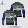 Royal New Zealand Navy SH-2G(I) Seasprite Helicopter Christmas AOP Sweater