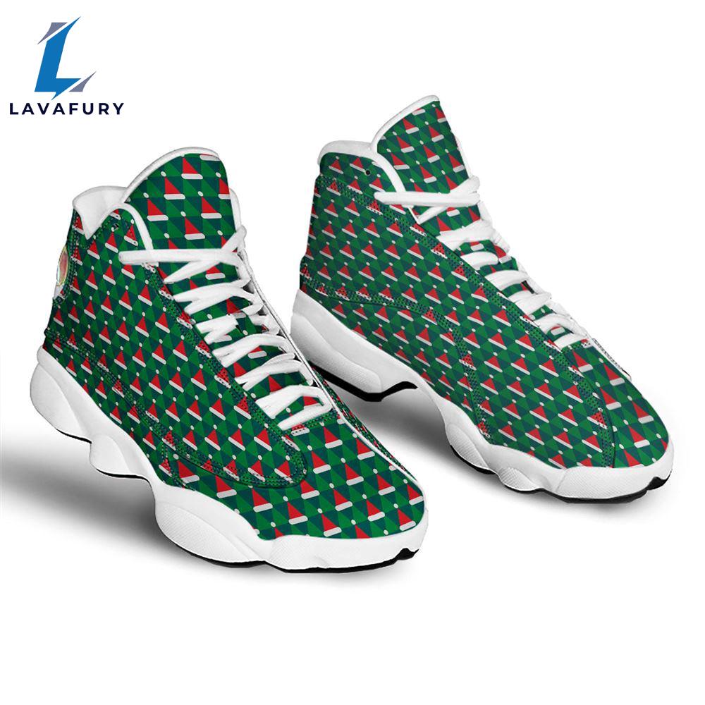 Santa Hats Christmas Print Pattern Jd13 Shoes For Men Women Gift Xmas Santa Hats Christmas Print Pattern Jd13 Shoes For Men Women Gift Xmas