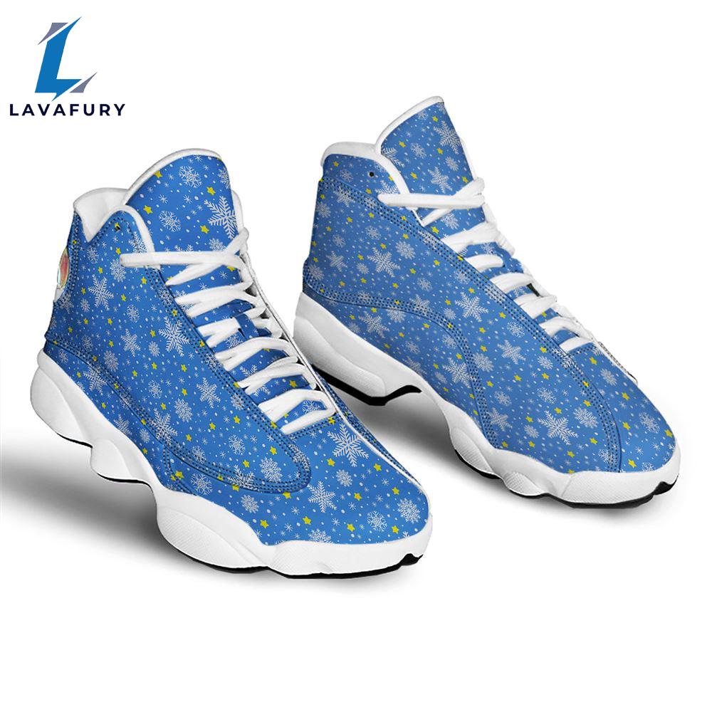 Stars And Christmas Snowflakes Print Jd13 Shoes For Men Women Gift Xmas Stars And Christmas Snowflakes Print Jd13 Shoes For Men Women Gift Xmas