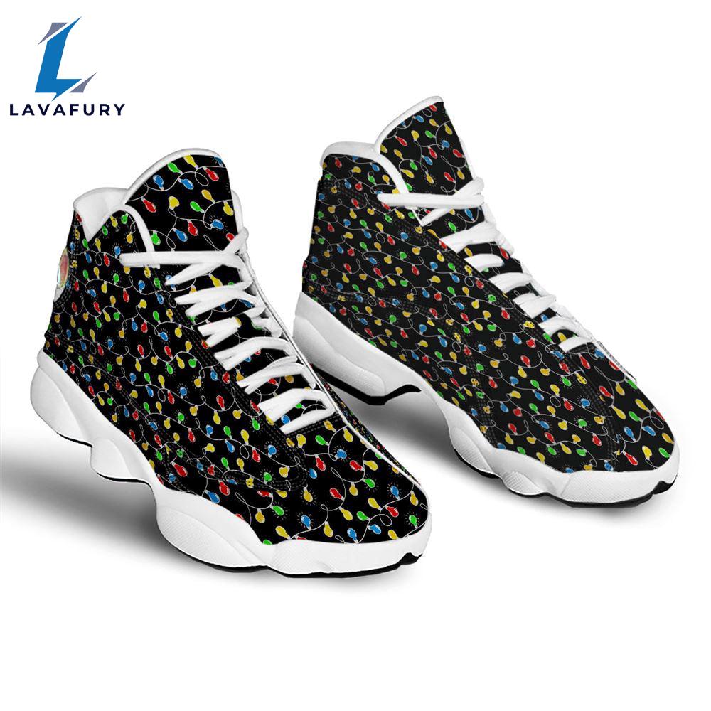 String Lights Colorful Christmas Print Jd13 Shoes For Men Women Gift Xmas String Lights Colorful Christmas Print Jd13 Shoes For Men Women Gift Xmas
