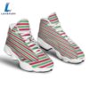 Striped Merry Christmas Print Pattern Jd13 Shoes For Men Women